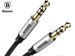 Baseus Yiven M30 kabel audio mini Jack 3.5mm 1m czarny