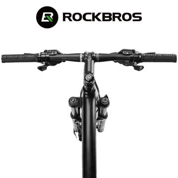 Chwyty gripy rowerowe rączki do kierownicy roweru ergonomiczne na rower Rockbros 2018-14ABK Czarne [2szt]