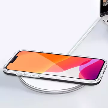 Clear 3in1 etui do iPhone 13 Pro Max żelowy pokrowiec z ramką czarny