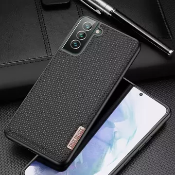 Dux Ducis Fino etui pokrowiec pokryty nylonowym materiałem Samsung Galaxy S22+ (S22 Plus) czarny