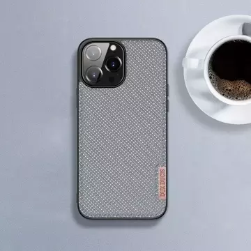 Dux Ducis Fino etui pokrowiec pokryty nylonowym materiałem iPhone 13 Pro zielony