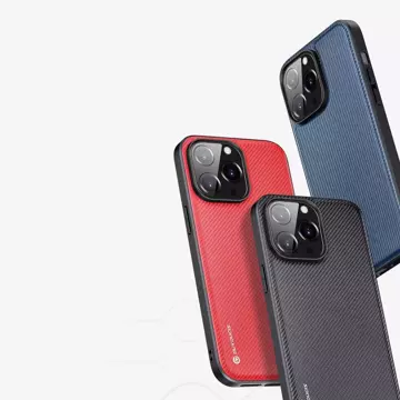 Dux Ducis Fino etui pokrowiec pokryty nylonowym materiałem iPhone 14 Pro niebieski