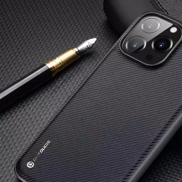 Dux Ducis Fino etui pokrowiec pokryty nylonowym materiałem iPhone 14 Pro niebieski