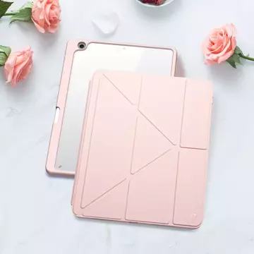 Dux Ducis Magi etui iPad 10.9'' 2022 (10 gen.) pokrowiec z miejscem na rysik smart cover podstawka różowe