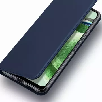 Dux Ducis Skin Pro etui do Xiaomi Redmi Note 12 Pro / Poco X5 Pro 5G pokrowiec z klapką portfel na kartę podstawka niebieskie