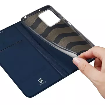 Dux Ducis Skin Pro etui do Xiaomi Redmi Note 12 Pro / Poco X5 Pro 5G pokrowiec z klapką portfel na kartę podstawka niebieskie