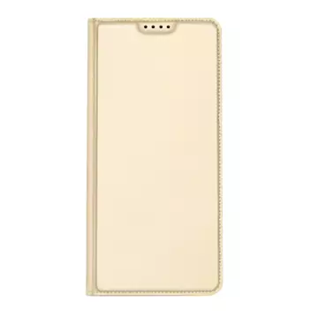 Dux Ducis Skin Pro etui do Xiaomi Redmi Note 12 Pro / Poco X5 Pro 5G pokrowiec z klapką portfel na kartę podstawka złote