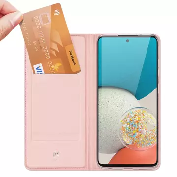 Dux Ducis Skin Pro kabura etui pokrowiec z klapką Samsung Galaxy A73 różowy