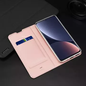 Dux Ducis Skin Pro kabura etui pokrowiec z klapką Xiaomi 12 Pro różowy