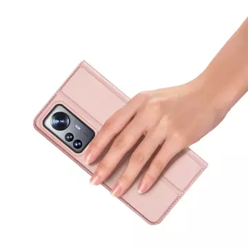 Dux Ducis Skin Pro kabura etui pokrowiec z klapką Xiaomi 12 Pro różowy