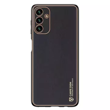 Dux Ducis Yolo eleganckie etui pokrowiec ze skóry ekologicznej Samsung Galaxy A13 5G czarny