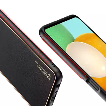 Dux Ducis Yolo eleganckie etui pokrowiec ze skóry ekologicznej Samsung Galaxy A13 5G czarny