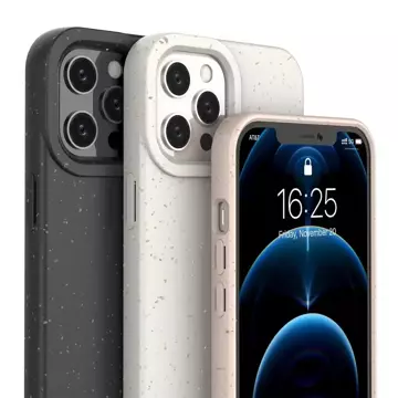 Eco Case etui do iPhone 12 Pro silikonowy pokrowiec obudowa do telefonu żółty