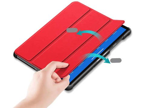 Etui Alogy Book Cover do Lenovo M10 Gen 2 TB-X306 Czerwone