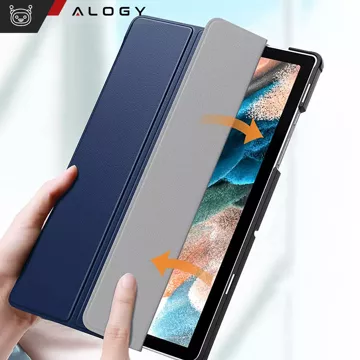 Etui Alogy Book Cover do Samsung Galaxy Tab A8 2021 SM-X200/SM-X205 Granatowy