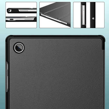 Etui Alogy Book Cover do Samsung Galaxy Tab A8 2021 SM-X200/SM-X205 Szary + Folia + Rysik