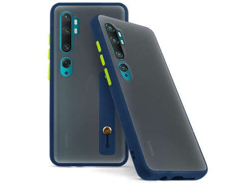 Etui Alogy Bumper case z paskiem do Xiaomi Mi Note 10/ 10 Pro Granatowe