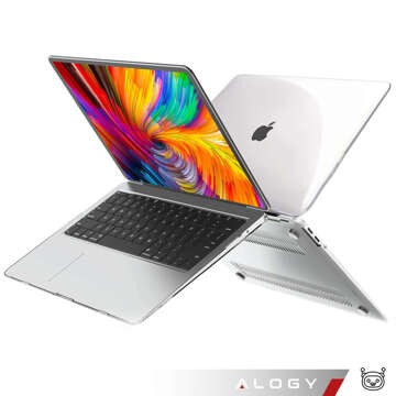 Etui Alogy Hard Case do Apple MacBook Air 13 2021 2020 M1 2019 2018 A2337 A2179 A1932 Przezroczyste