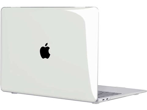 Etui Alogy Hard Case do Apple MacBook Air 13 M1 2021 Przezroczyste + Folia + Nakładka na klawiaturę + Torba Neopren