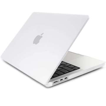 Etui Alogy Hard Case do Apple Macbook Air 13 2022 M2 Matowy Biały + Torba do 15.6"