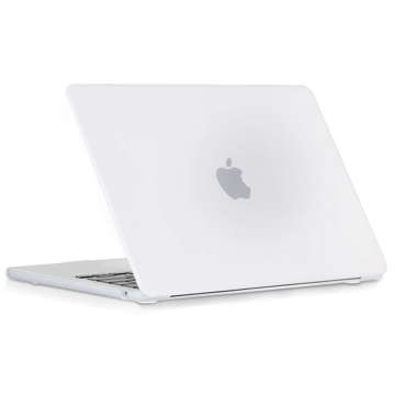 Etui Alogy Hard Case do Apple Macbook Air 13 2022 M2 Matowy Biały + Torba do 15.6"