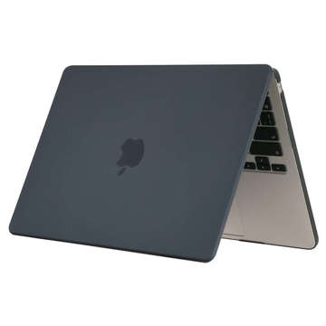 Etui Alogy Hard Case do Apple Macbook Air 13 2022 M2 Matowy Czarny + Torba do 15.6"