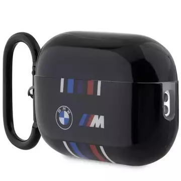 Etui BMW BMAP222SWTK do AirPods Pro 2 gen cover czarny/black Multiple Colored Lines