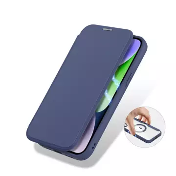 Etui Dux Ducis Skin X Pro do Apple iPhone 15 magnetyczny pokrowiec MagSafe z klapką - niebieski