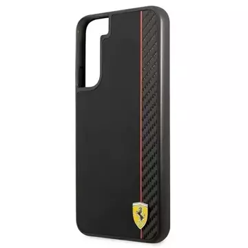 Etui Ferrari FESAXHCS22MBK do Galaxy S22+ S906hardcase On Track Carbon Stripe czarny/black 