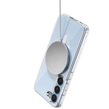 Etui Flexair Hybrid Case do MagSafe do Samsung Galaxy S23 clear obudowa magnes przezroczyste