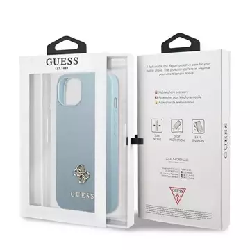 Etui Guess GUHCP13SPS4MB do iPhone 13 mini 5,4" hardcase Saffiano 4G Small Metal Logo