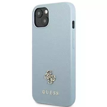 Etui Guess GUHCP13SPS4MB do iPhone 13 mini 5,4" hardcase Saffiano 4G Small Metal Logo