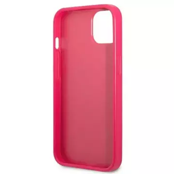 Etui Guess GUHCP13SPS4MF do iPhone 13 mini 5,4" hardcase Saffiano 4G Small Metal Logo