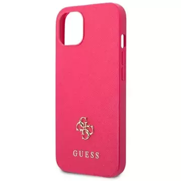 Etui Guess GUHCP13SPS4MF do iPhone 13 mini 5,4" hardcase Saffiano 4G Small Metal Logo