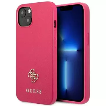 Etui Guess GUHCP13SPS4MF do iPhone 13 mini 5,4" hardcase Saffiano 4G Small Metal Logo