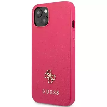 Etui Guess GUHCP13SPS4MF do iPhone 13 mini 5,4" hardcase Saffiano 4G Small Metal Logo