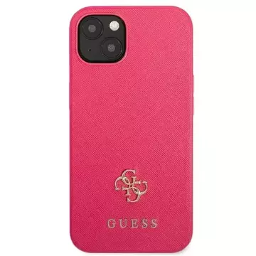 Etui Guess GUHCP13SPS4MF do iPhone 13 mini 5,4" hardcase Saffiano 4G Small Metal Logo