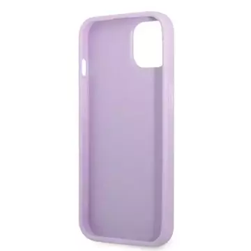 Etui Guess GUHCP13SPS4MU do Apple iPhone 13 Mini 5,4" purpurowy/purple hardcase Saffiano 4G Small Metal Logo