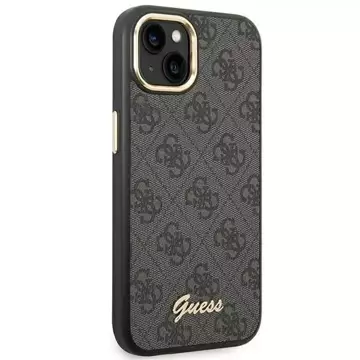 Etui Guess GUHCP14MHG4SHK do Apple iPhone 14 Plus 6,7" czarny/black hard case 4G Vintage Gold Logo