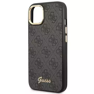 Etui Guess GUHCP14MHG4SHK do Apple iPhone 14 Plus 6,7" czarny/black hard case 4G Vintage Gold Logo