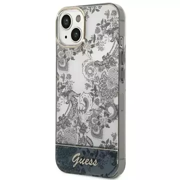 Etui Guess GUHCP14MHGPLHG do Apple iPhone 14 Plus 6,7" szary/grey hardcase Porcelain Collection