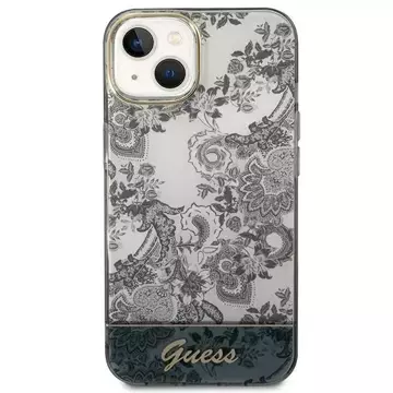 Etui Guess GUHCP14MHGPLHG do Apple iPhone 14 Plus 6,7" szary/grey hardcase Porcelain Collection