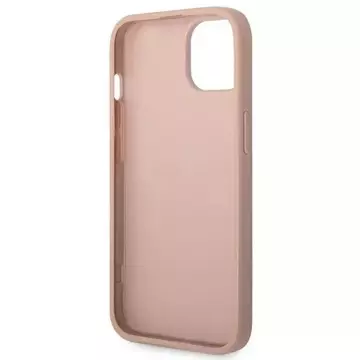 Etui Guess GUHCP14MPSASBPI do Apple iPhone 14 Plus 6,7" różowy/pink Saffiano Strap