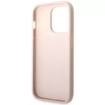 Etui Guess GUHCP15L4GMGPI do iPhone 15 Pro 6.1" różowy/pink hardcase 4G Big Metal Logo