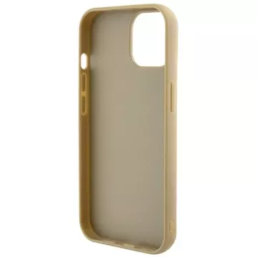 Etui Guess GUHCP15SPMSDGSD do iPhone 15 6.1" złoty/gold hardcase Disco Metal Script