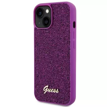 Etui Guess GUHCP15SPMSDGSF do iPhone 15 6.1" fuksja/fuschia hardcase Disco Metal Script