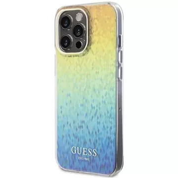 Etui Guess GUHCP15XHDECMI do iPhone 15 Pro Max 6.7" wielokolorowy hardcase IML Faceted Mirror Disco Iridescent