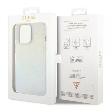 Etui Guess GUHCP15XHDECMI do iPhone 15 Pro Max 6.7" wielokolorowy hardcase IML Faceted Mirror Disco Iridescent