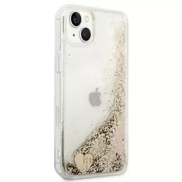 Etui Guess GUOHCP14MGLHFLGO  do Apple iPhone 14 Plus 6,7" złoty/gold hardcase Glitter Charms