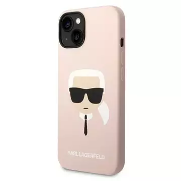 Etui Karl Lagerfeld KLHCP14MSLKHLP do iPhone 14 Plus 6,7" hardcase Silicone Karl`s Head